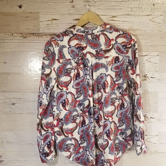 Liz Claiborne full button down top - Picture 6 of 8